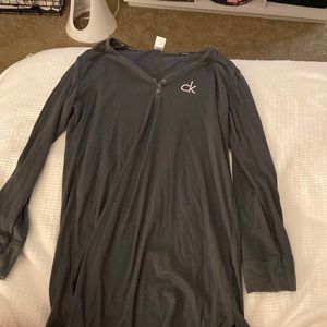 Calvin Klein Long Sleeve Nightgown